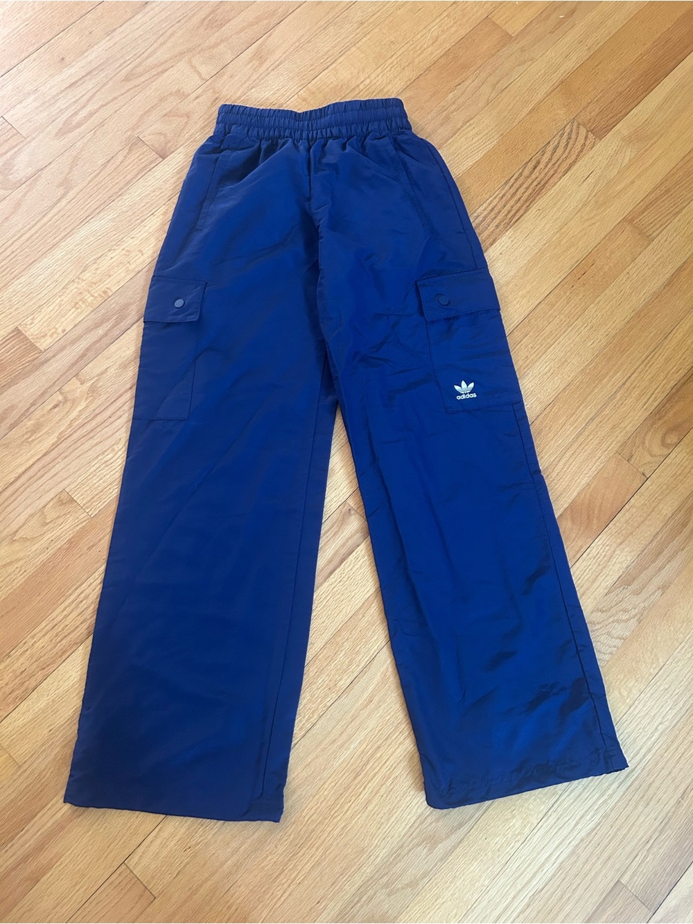 Adidas Essentials‎ Woven Cargo Pants Blue Size XS